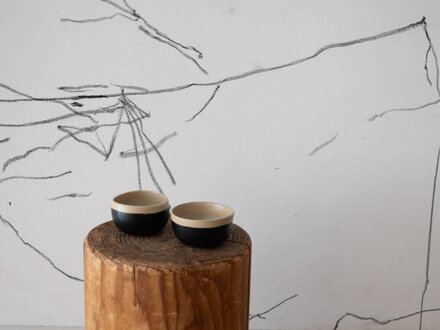 Takashi Tomii Magnolia Sake Cup Set