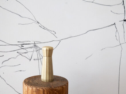 Oji Masanori for Mjölk Cast Brass Pepper Mill