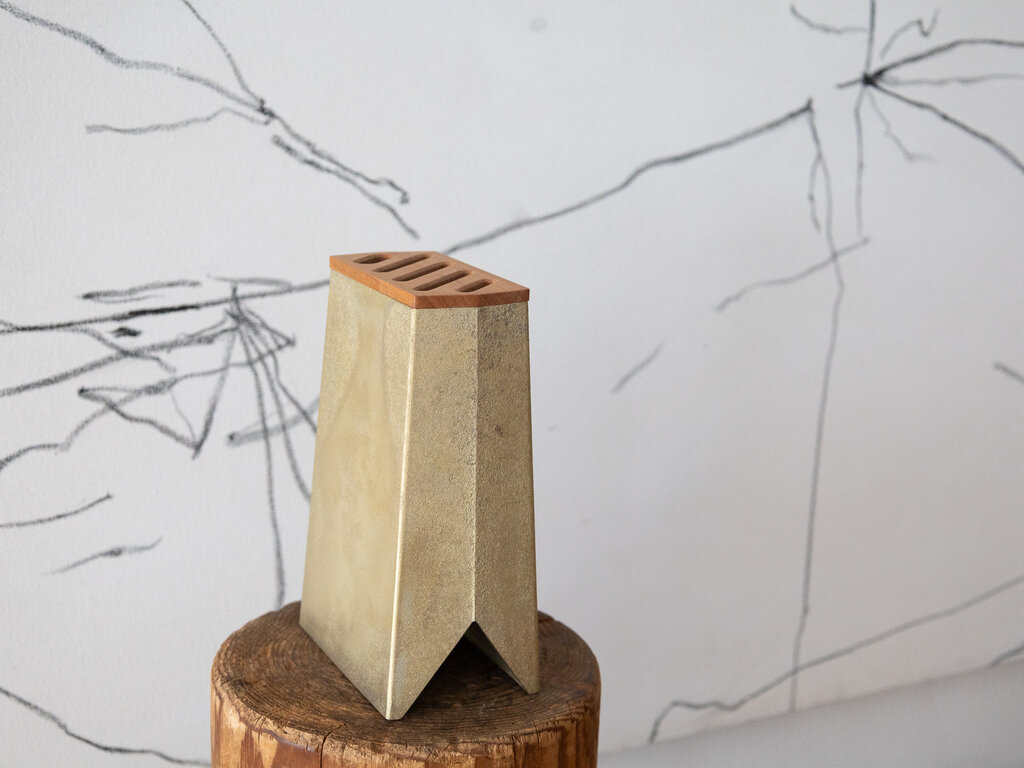 Oji Masanori Brass Knife Stand