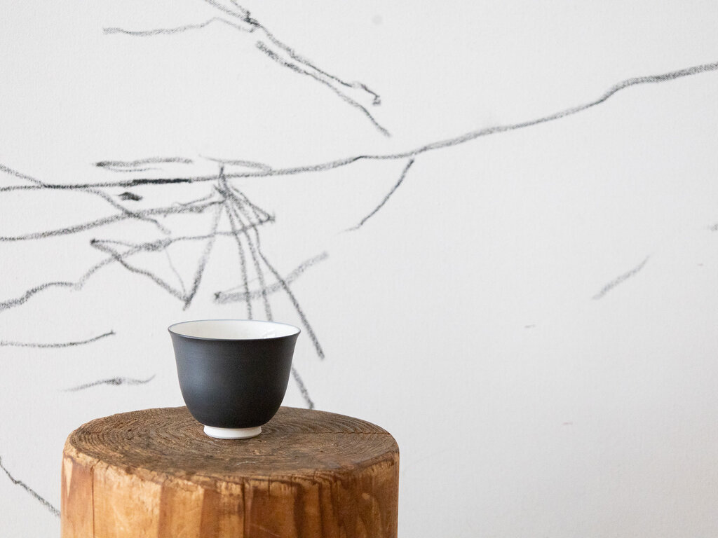 Oji Masanori for Susumuya Tea Cup (Small, Black)