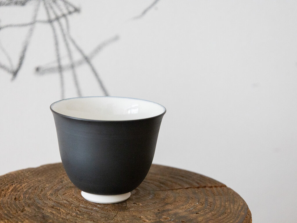 Oji Masanori for Susumuya Tea Cup (Small, Black)