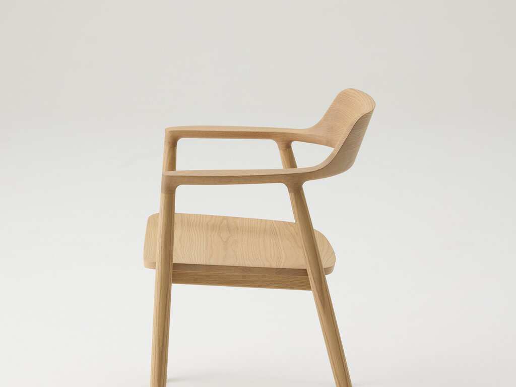 Naoto Fukasawa for Maruni Hiroshima Armchair (Bold Oak, Wooden Seat)