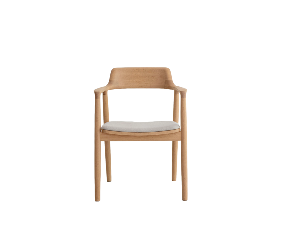 Naoto Fukasawa for Maruni Hiroshima Armchair (Bold Oak, Upholstery)