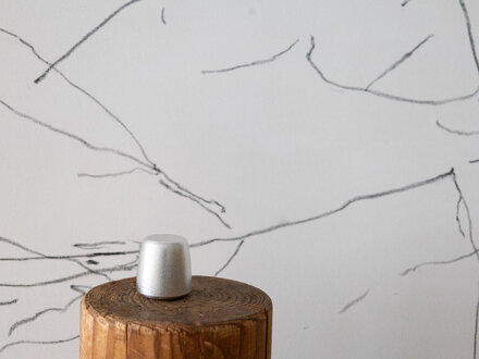 Oji Masanori for Nousaku Futae Nesting Tin Sake Cups