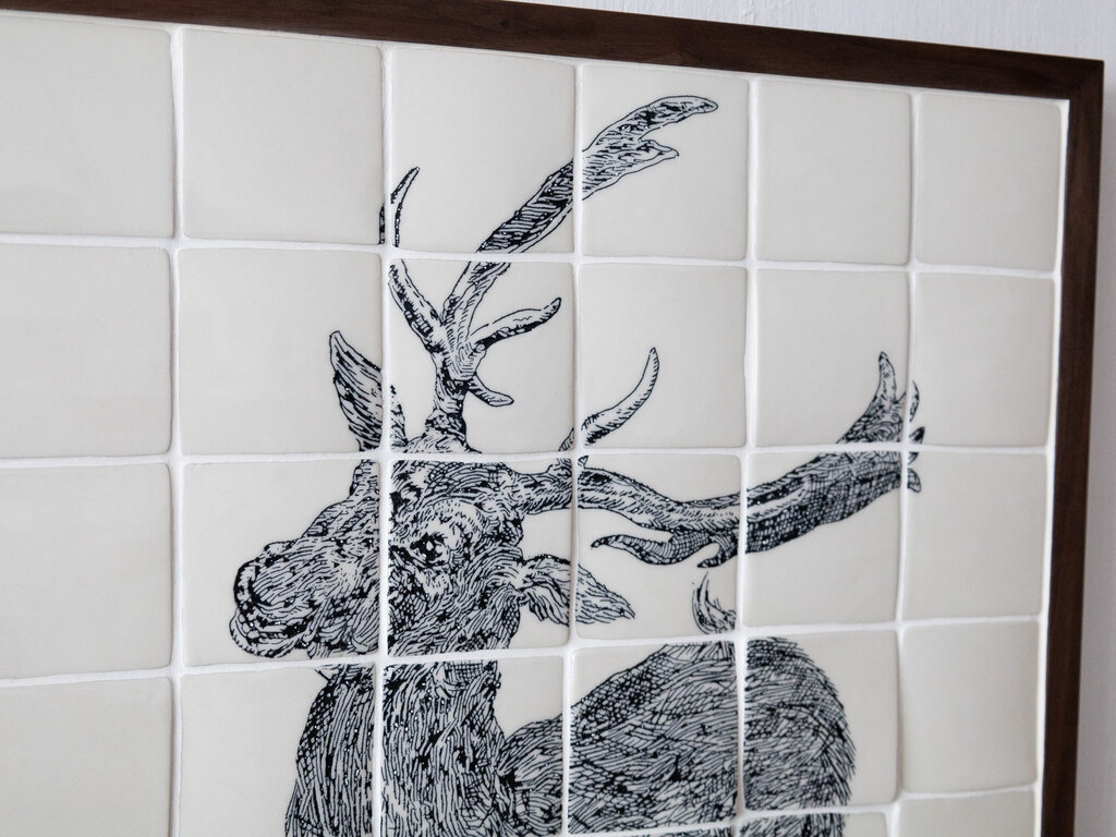 Renaud Sauvé The Dancing Deer (48 Tiles)