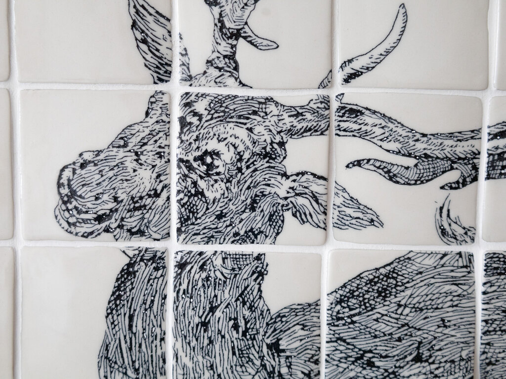 Renaud Sauvé The Dancing Deer (48 Tiles)