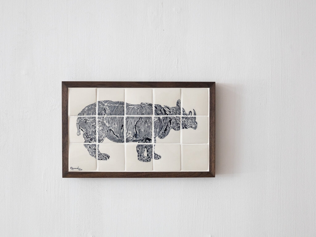 Renaud Sauvé The Rhinoceros (15 Tiles)