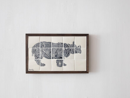 Renaud Sauvé The Rhinoceros (15 Tiles)