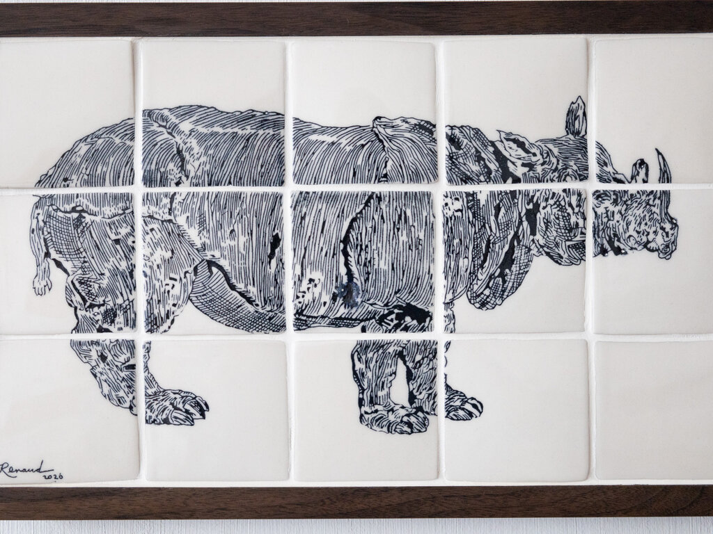 Renaud Sauvé The Rhinoceros (15 Tiles)
