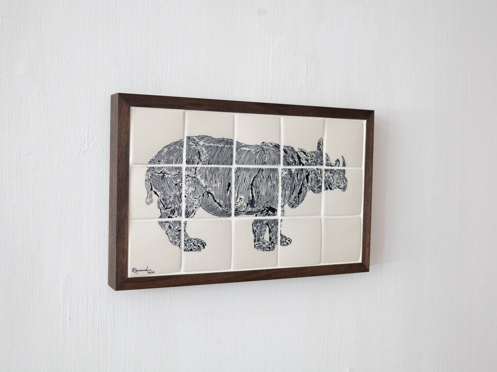 Renaud Sauvé The Rhinoceros (15 Tiles)