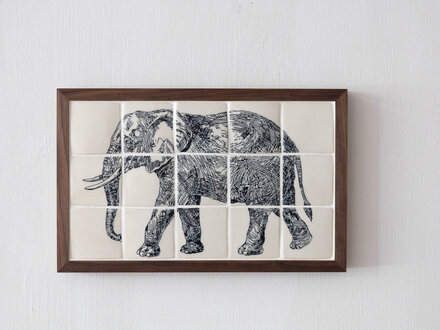 Renaud Sauvé The Elephant (15 Tiles)