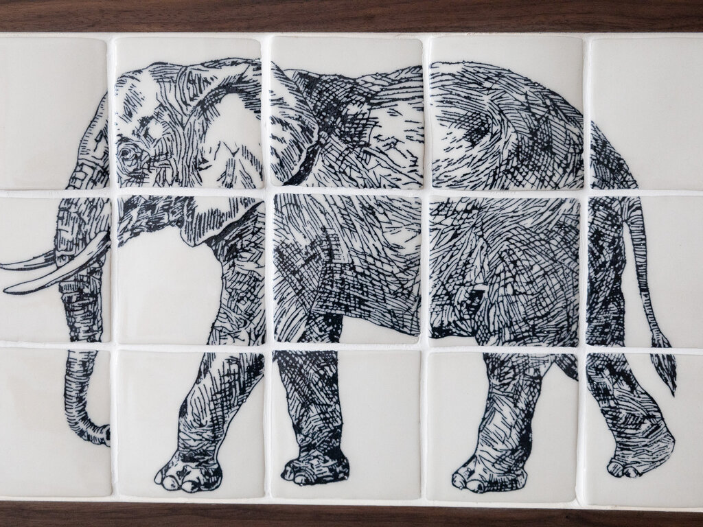 Renaud Sauvé The Elephant (15 Tiles)