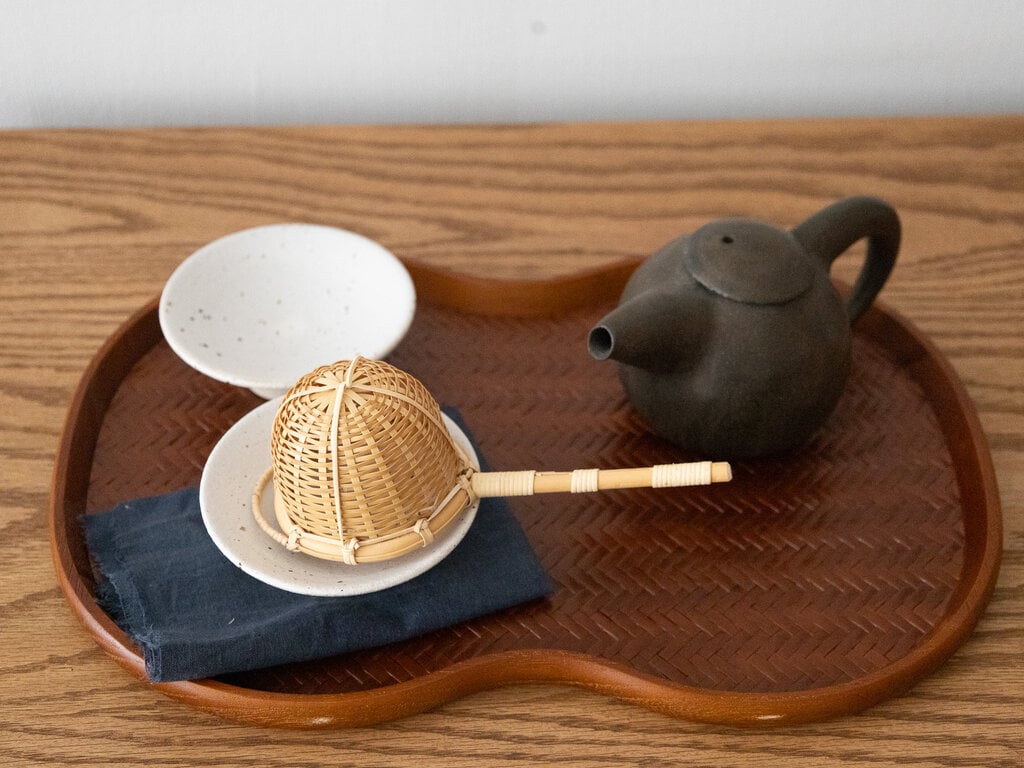 Kohchosai Kosuga Bamboo Ajiro Tray Small