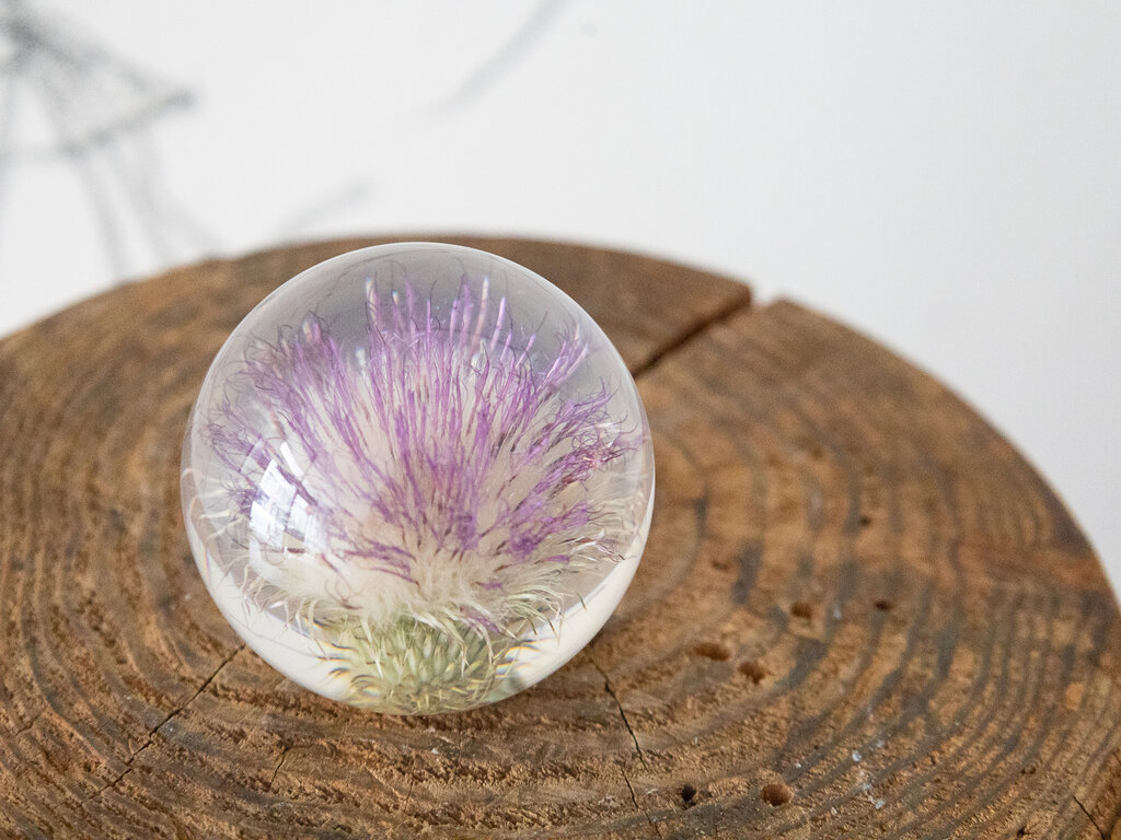 Hafod Grange Paperweight Thistle Paperweight, Small