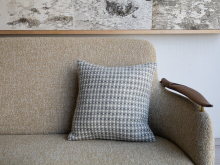 Mourne Textiles Salthill Tweed Cushion (Grey)