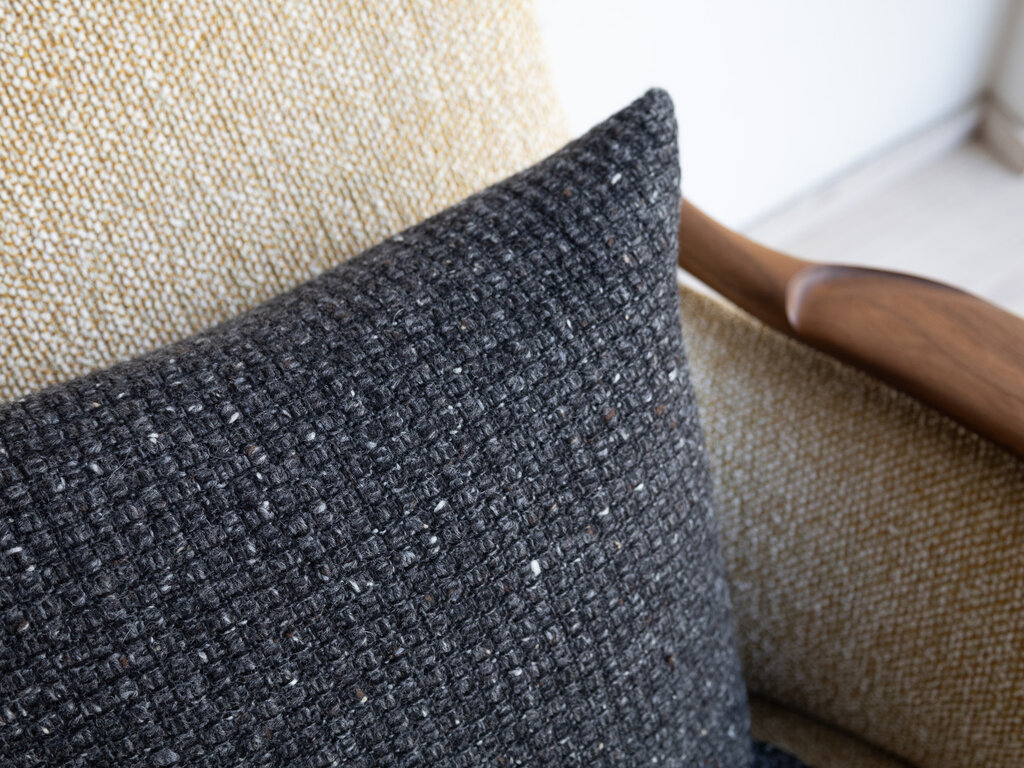 Mourne Textiles Cloughmore Cushion - Charcoal Grey