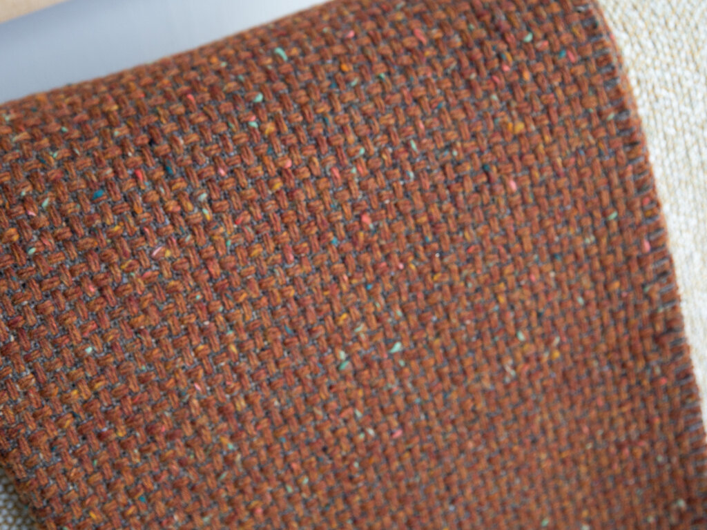 Mourne Textiles Tweed Sofa Throw (Copper)