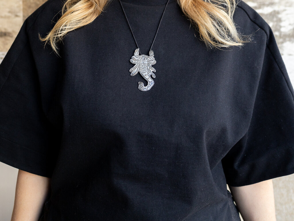 Mami Hasegawa Silver Pendant (Scorpio)