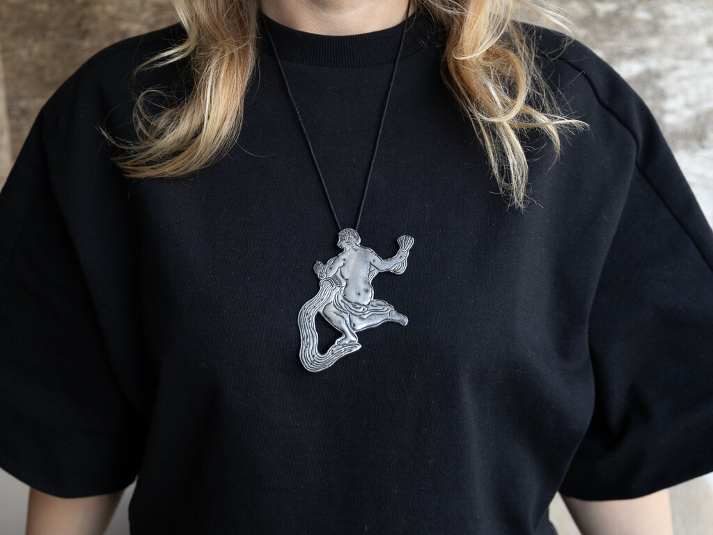 Mami Hasegawa Silver Pendant (Aquarius)