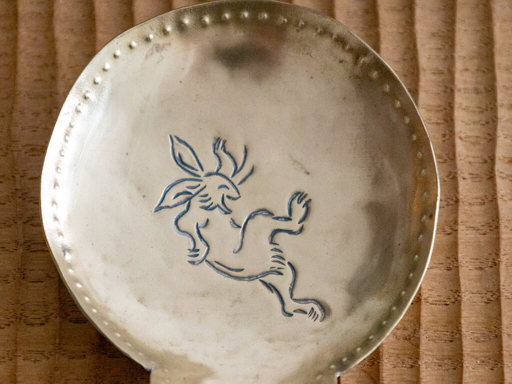 Mami Hasegawa Large Brass Spoon (Hare No. 1)