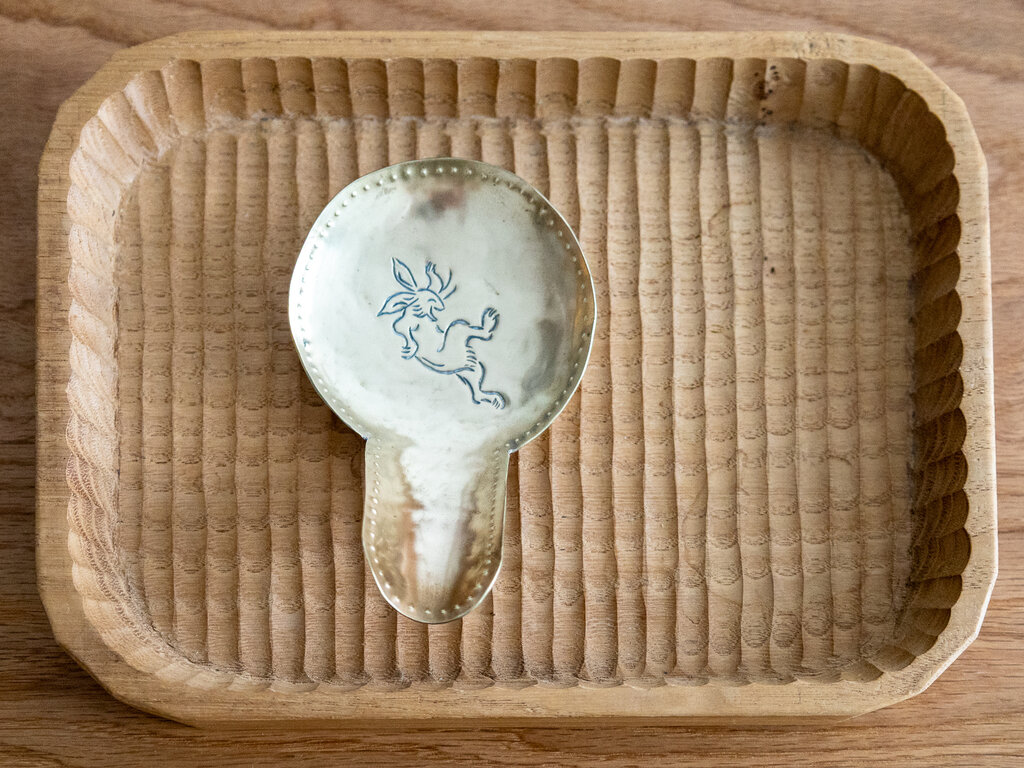 Mami Hasegawa Large Brass Spoon (Hare No. 1)