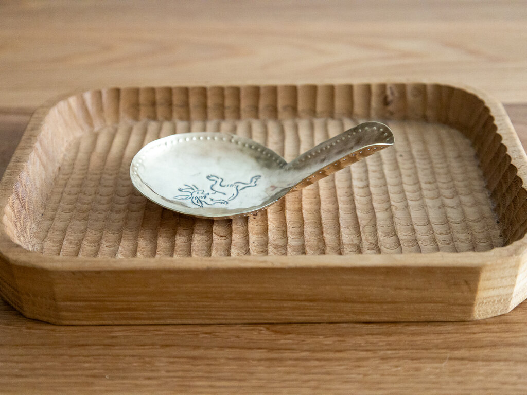 Mami Hasegawa Large Brass Spoon (Hare No. 1)