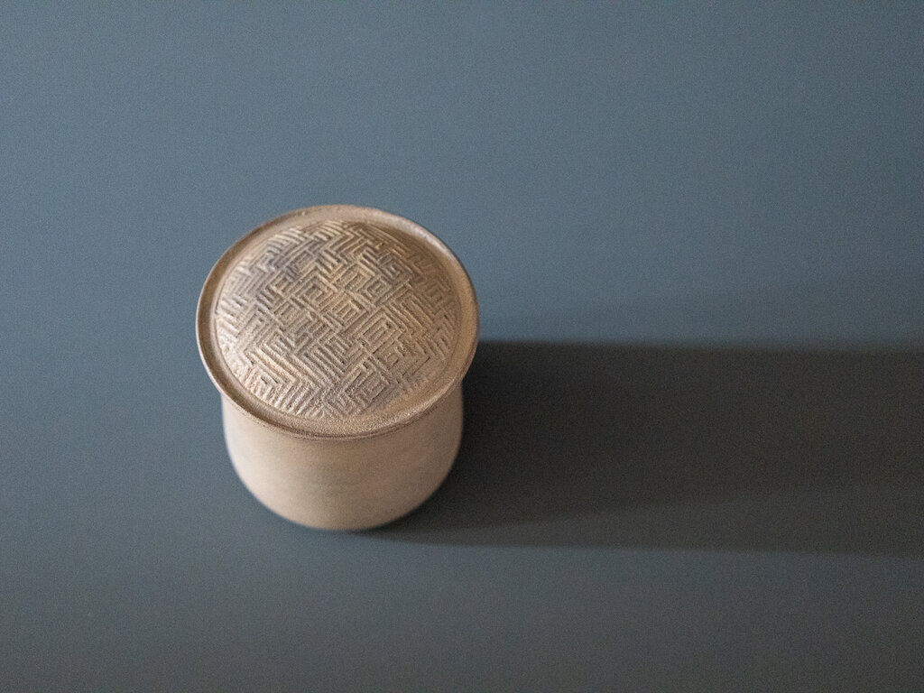 Takashi Tomii "We Are Atoms" Lidded Box in Magnolia