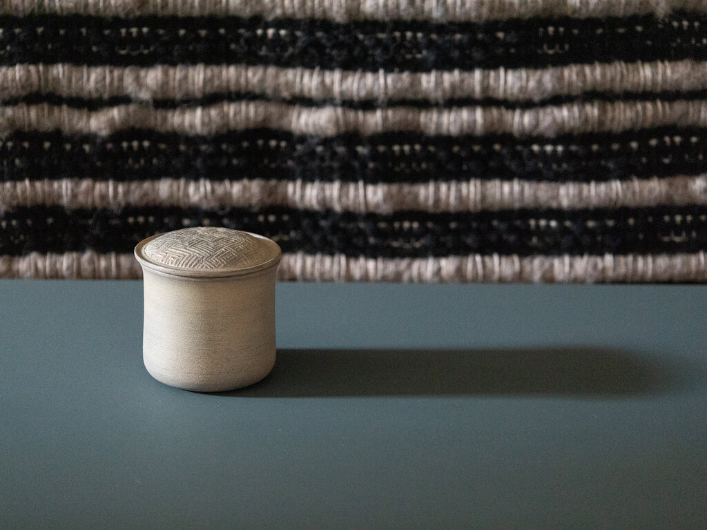 Takashi Tomii "We Are Atoms" Lidded Box in Magnolia