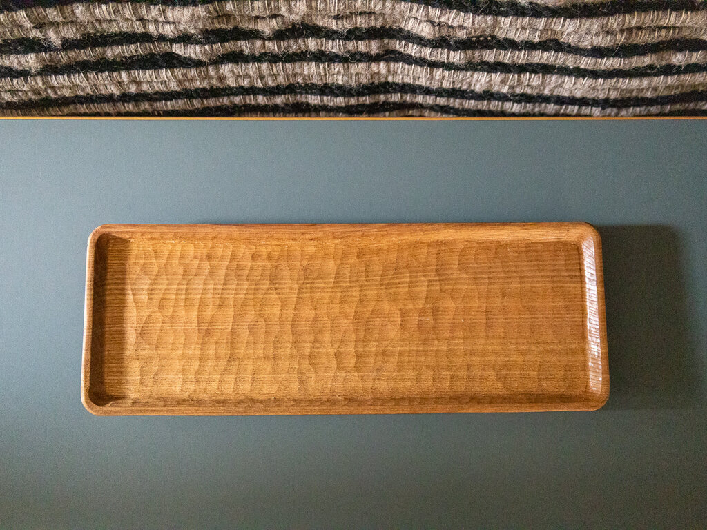 Ryuji Mitani Long tray by Ryuji Mitani