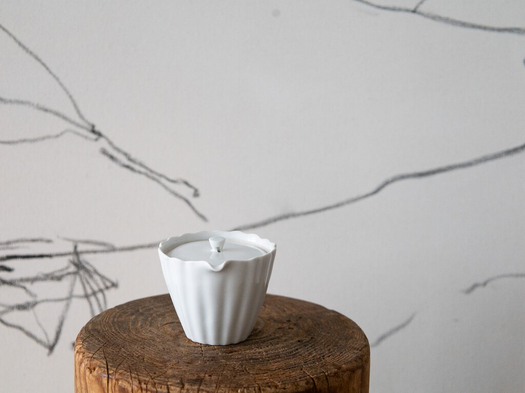 Masanobu Ando Fluted tea pourer by Masanobu Ando, small