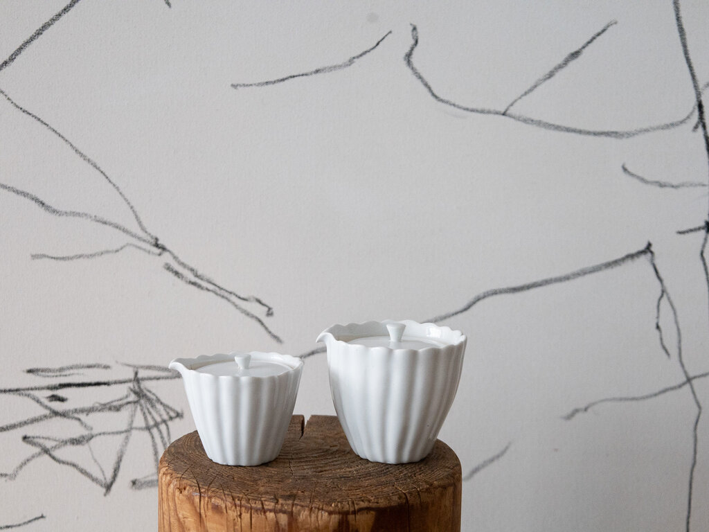 Masanobu Ando fluted tea pourer by Masanobu Ando, large