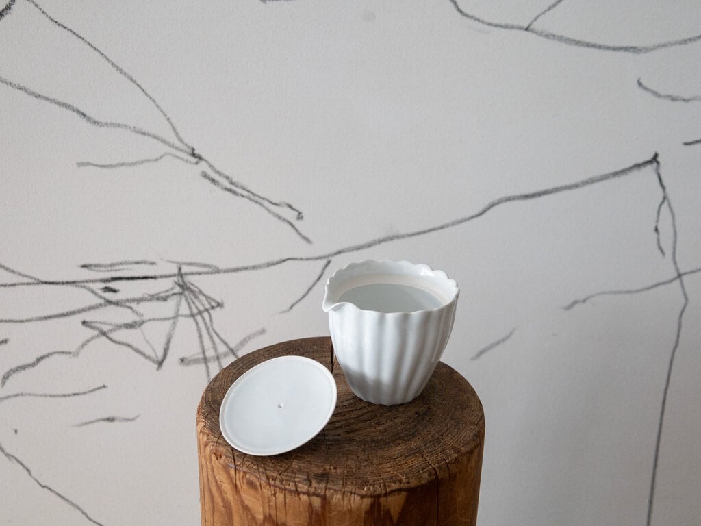 Masanobu Ando fluted tea pourer by Masanobu Ando, large