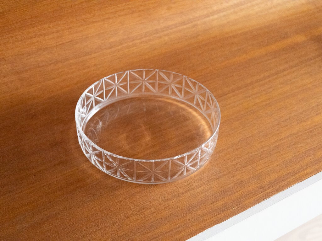 Factory Zoomer Kazumi Tsuji - cut glass serving bowl
