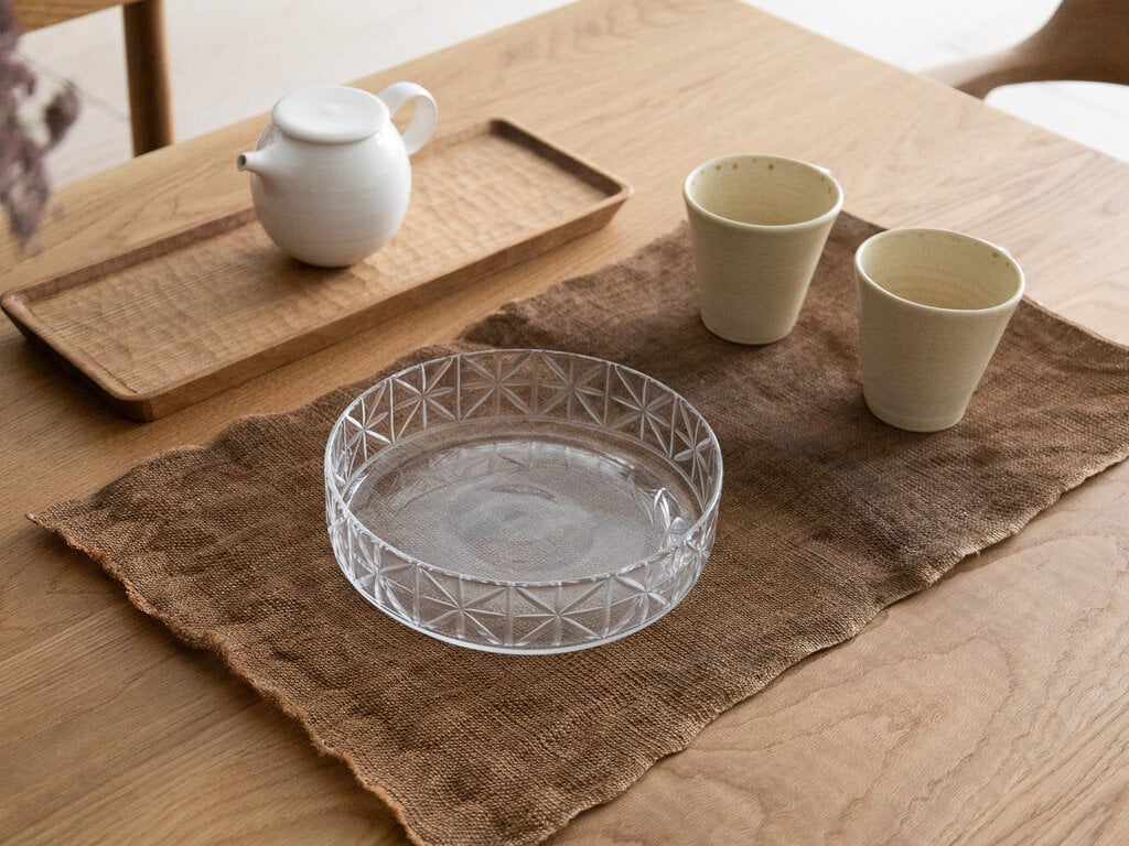 Factory Zoomer Kazumi Tsuji - cut glass serving bowl