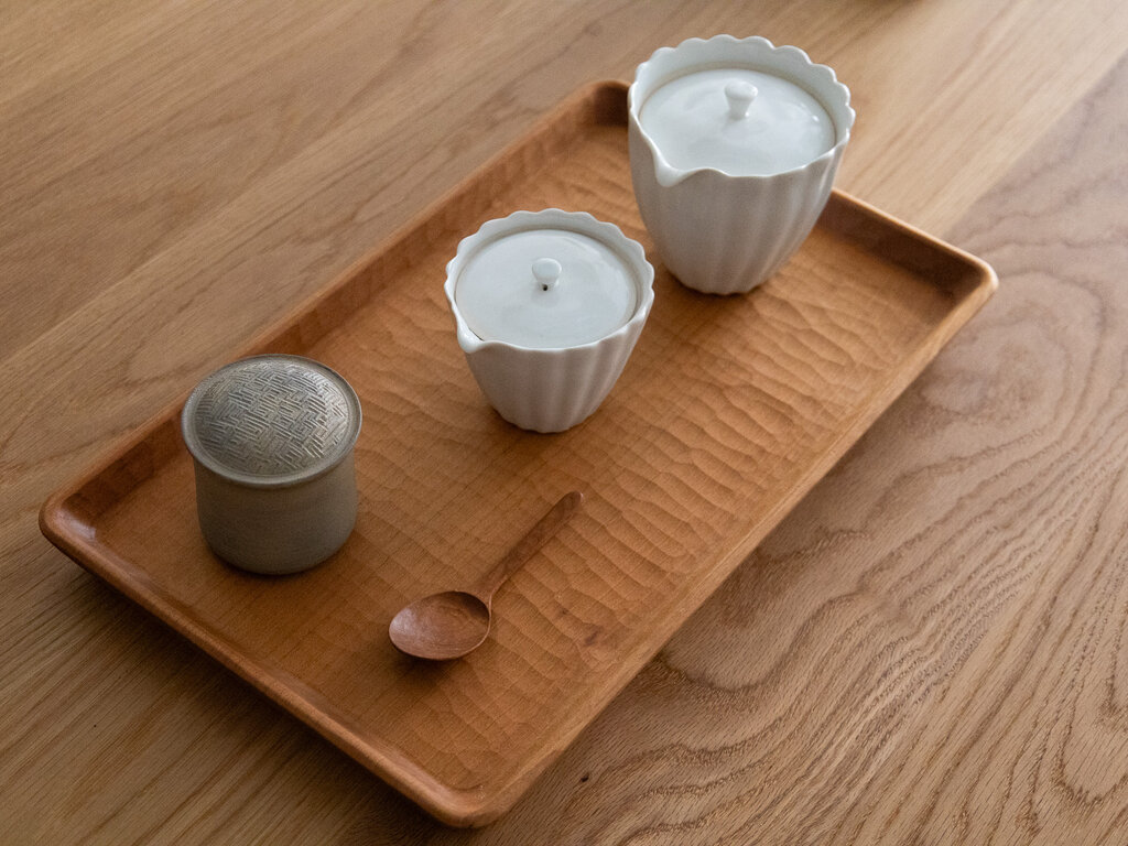 Masanobu Ando Fluted tea pourer by Masanobu Ando, small
