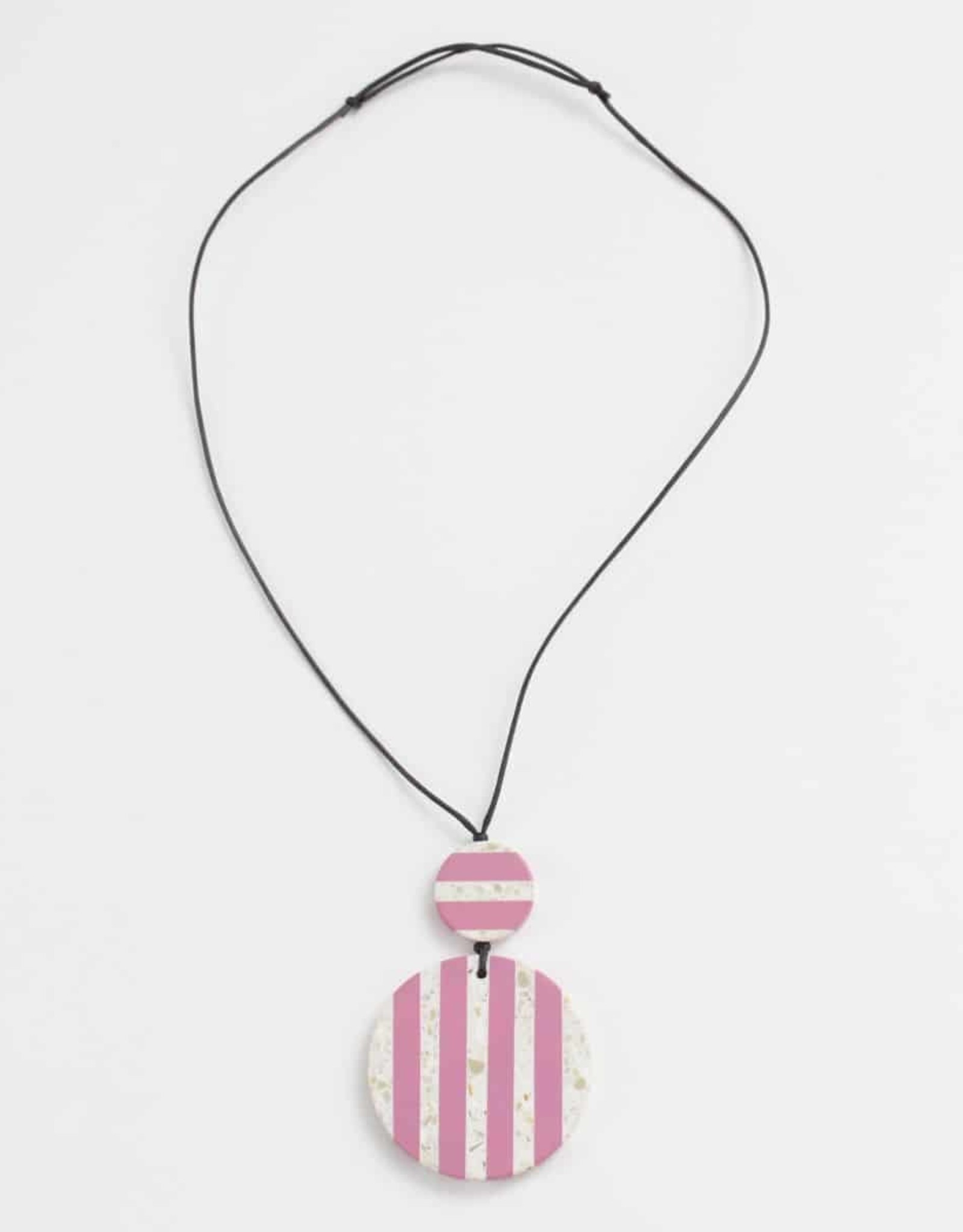 SYLCA Noelle Striped Pendant Lilac