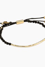 Gorjana Onyx (Protection) Power Gemstone Bracelet Gold