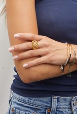 Gorjana Howlite (Calming) Power Gemstone Bracelet Gold