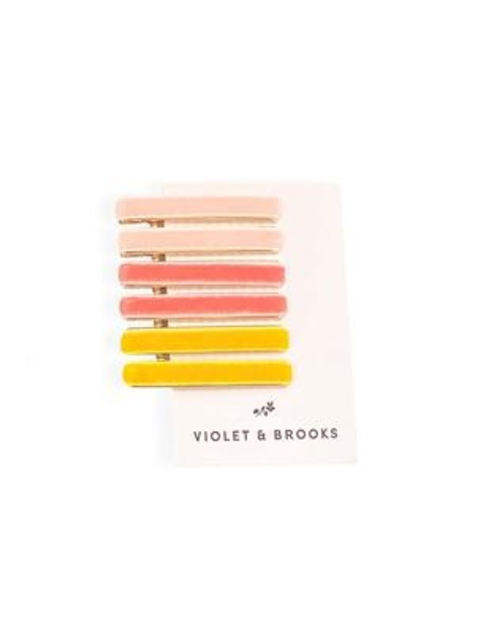 Violet & Brooks Viola Clip Set Blush