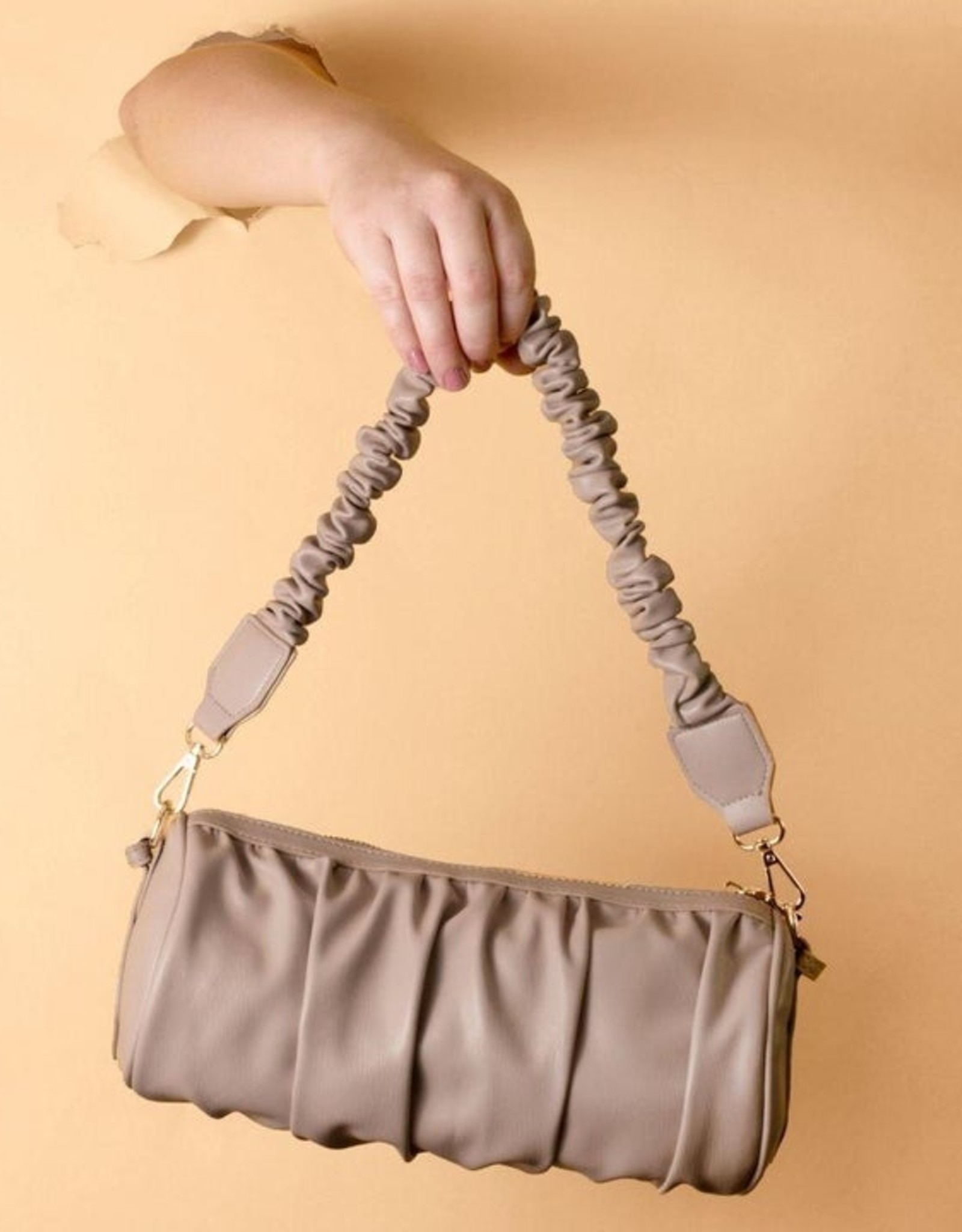 Melie Bianco Taupe Jovie Shoulder Bag