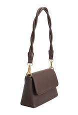 Melie Bianco Chocolate Francesca Shoulder Bag