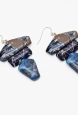 SYLCA Artistic Blue Annika Earrings