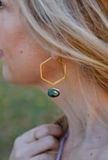 Emerald & Hexagon Ears