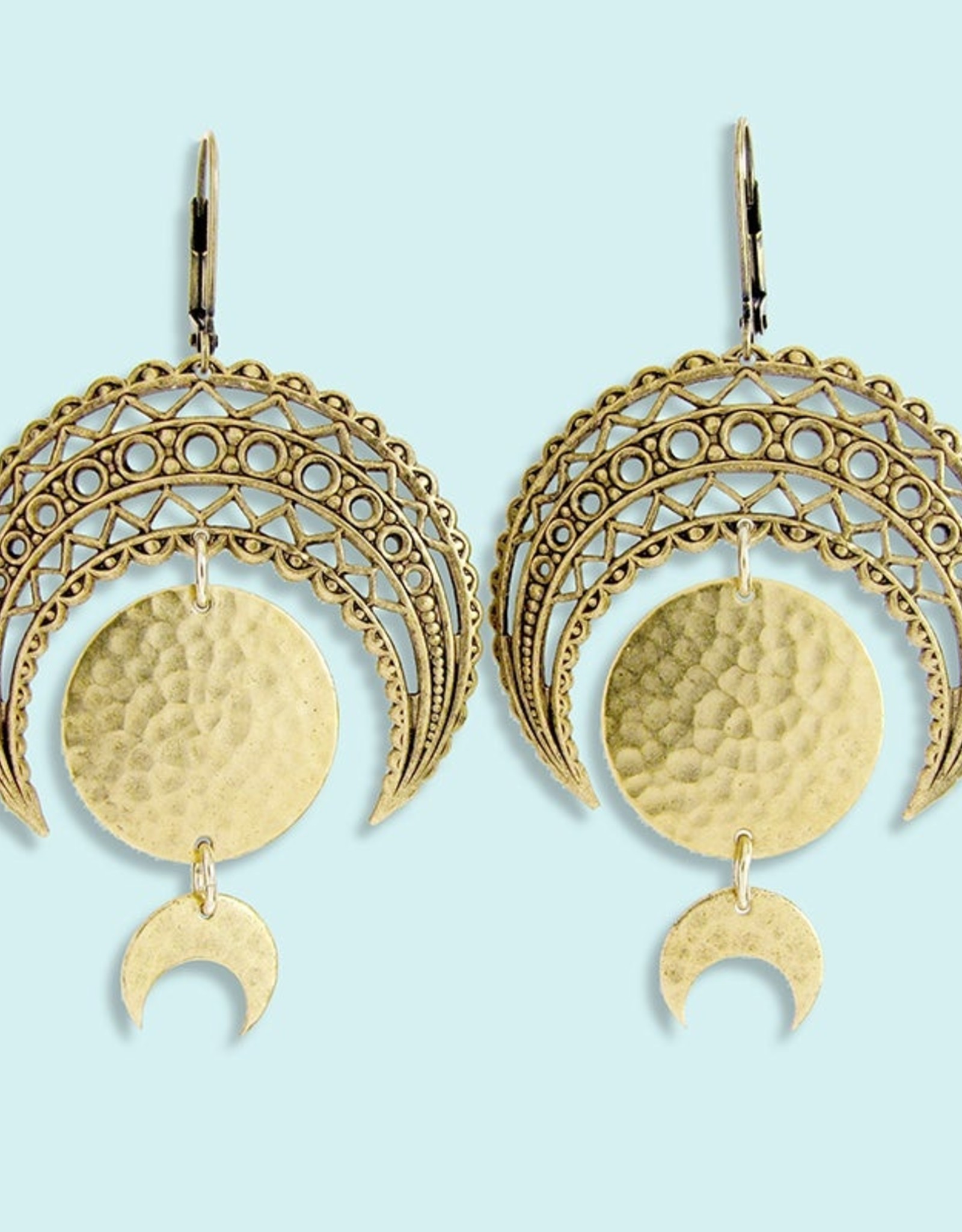 Ornamental Things Moon Phase Earrings