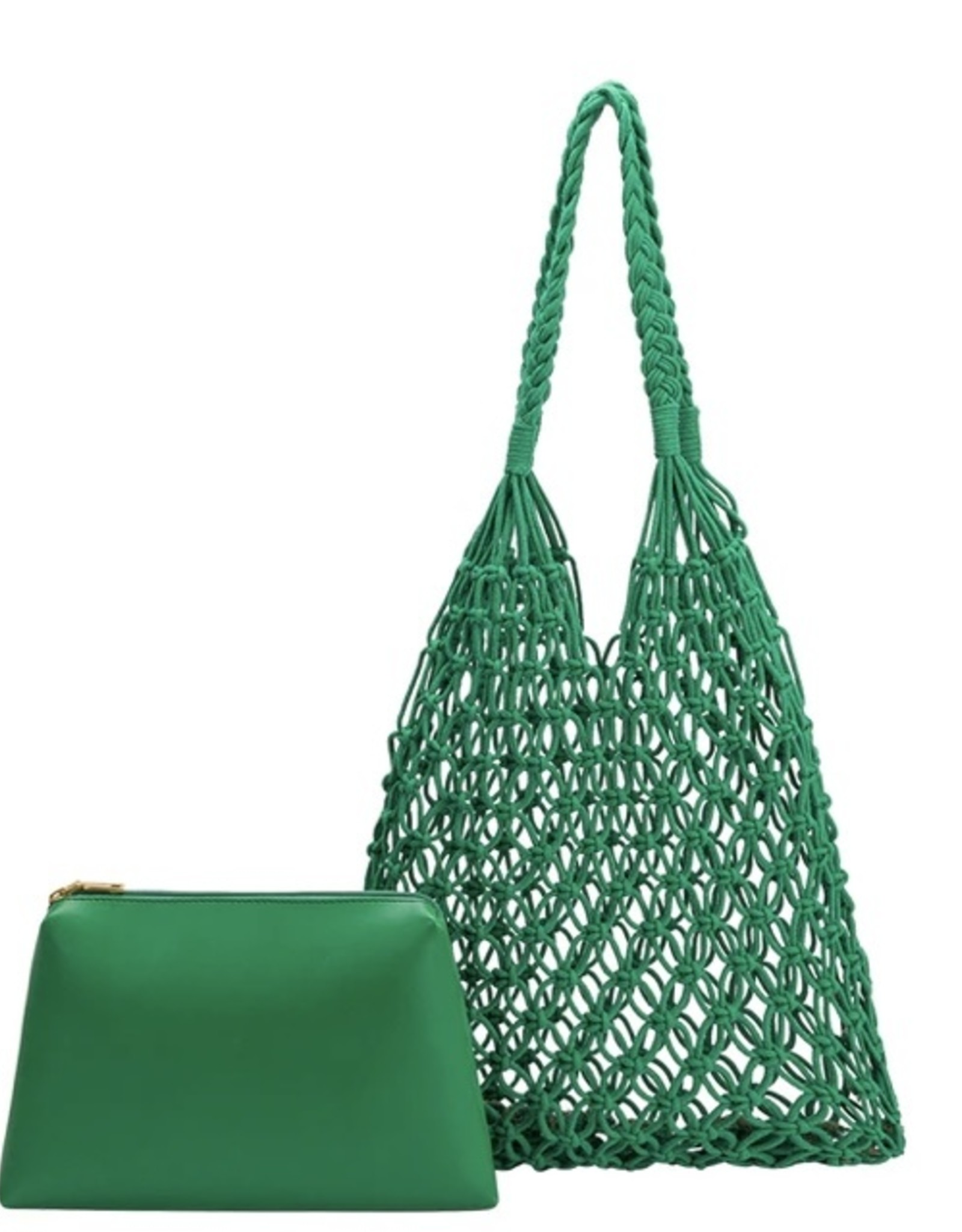 Melie Bianco Green Izzy Shoulder Bag