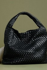 Melie Bianco Black Johanna Shoulder Bag