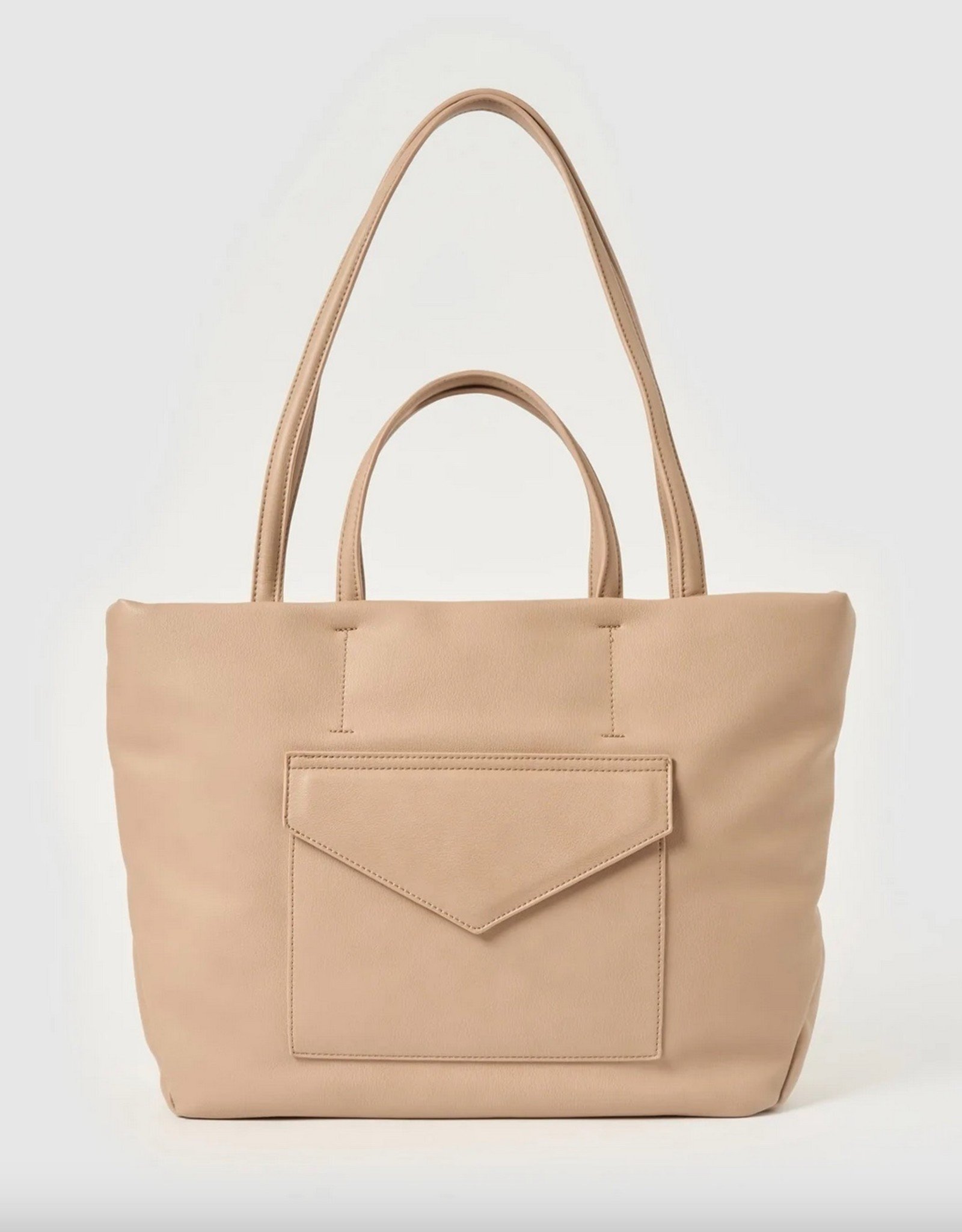 Taupe Flower Bomb Tote