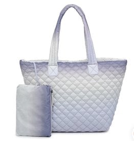 Bateau Tote Natural & Blood Orange w/Multi Oversize Woven Checker - Iris  Boutique