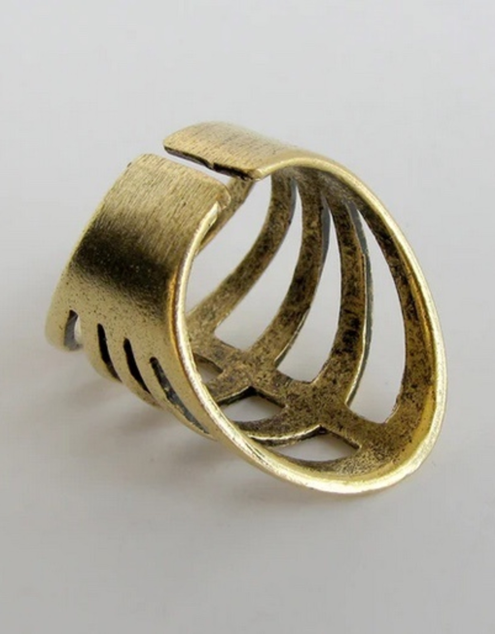 Ornamental Things Gold Gladiator Ring