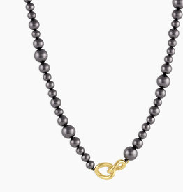 Gorjana Lou Black Pearl Necklace